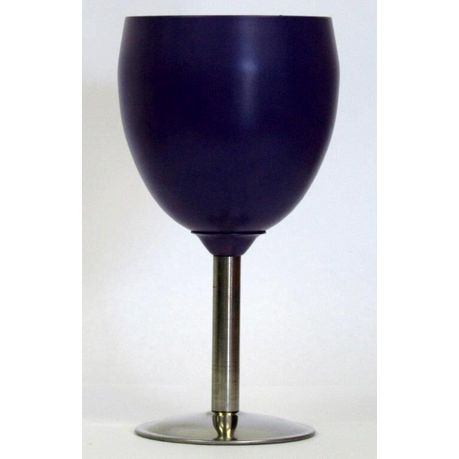 LeisureQuip - Stainless Steel Wine Goblet - Purple