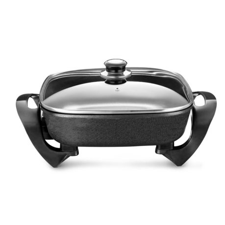 Sunbeam - Fry Pan With Lid - Black Buy Online in Zimbabwe thedailysale.shop