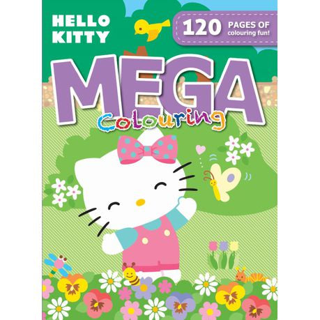 Hello Kitty 120 Page Mega Colouring Book Buy Online in Zimbabwe thedailysale.shop