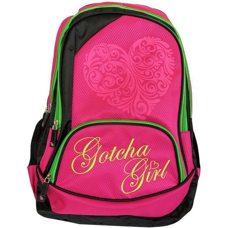 Gotcha Girls Laptop Deluxe Backpack - Limeberry