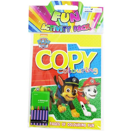 Hanging Colouring Packs - Paw Patrol