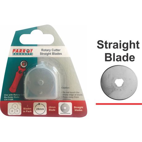 Parrot Craft Rotary 28mm Straight Blades Refill Pack Buy Online in Zimbabwe thedailysale.shop