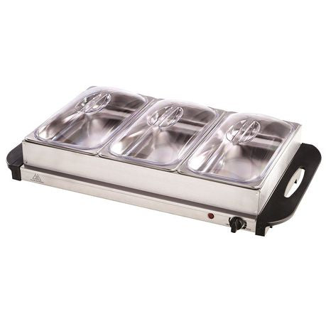 Salton - 3 Dish Buffet Server inch Hot Tray Buy Online in Zimbabwe thedailysale.shop