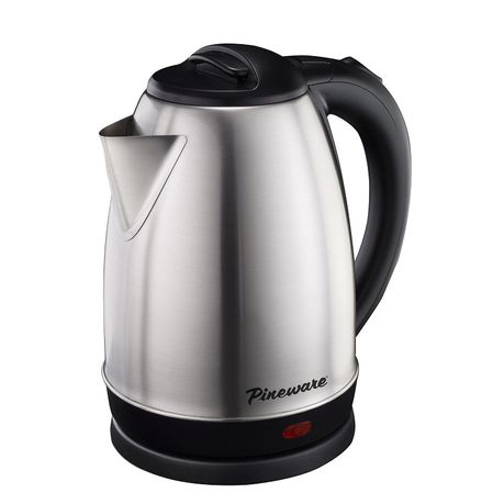 Pineware - 1500W Stainless Steel Kettle - Silver Buy Online in Zimbabwe thedailysale.shop