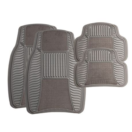 Stingray - 4 Piece Mat Set - Grey