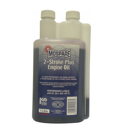 Mospare - Fully Synthetic 2-Stroke Oil Dose Bottle - 1 Litre Buy Online in Zimbabwe thedailysale.shop