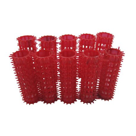 Chic Plastic Small Hair Rollers with Pins 10pk