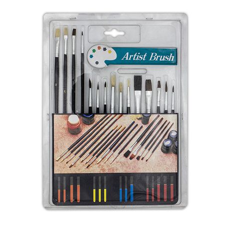 Treeline Artist Brushes Small Horse Hair Artist Brush Set - 15 piece Buy Online in Zimbabwe thedailysale.shop