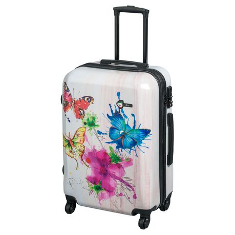 Mia Toro Painted Butterflies 4-Wheel Trolley Pullman - 66cm Buy Online in Zimbabwe thedailysale.shop