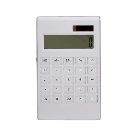 Macro: Desktop Calculator - White