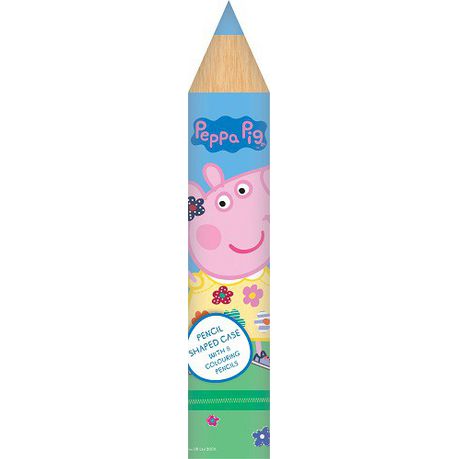 Peppa Pig: Pencil Shaped Case Filled with Colouring Pencils Buy Online in Zimbabwe thedailysale.shop