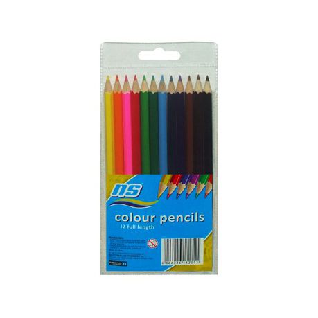 NS Colour Pencils - 12's Full Length