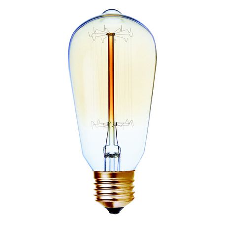 60 Watt ST58 E27 Carbon Fillament Bulb