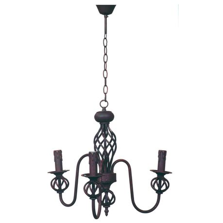 Wrought Iron Chandelier 3 Lights - Bright Star Lighting Buy Online in Zimbabwe thedailysale.shop