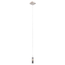 Load image into Gallery viewer, Bright Star Lighting Polished Chrome Pendant with Rectangular Crystal
