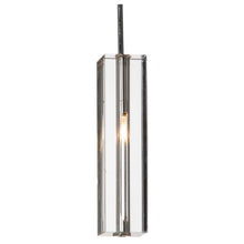 Load image into Gallery viewer, Bright Star Lighting Polished Chrome Pendant with Rectangular Crystal
