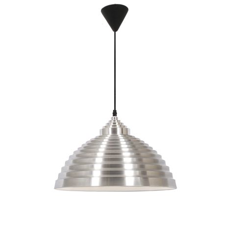 Bright Star LightingAluminium Dome Pendant with Black Cord - 225mm