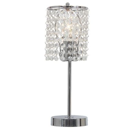 Bright Star Lighting - Polished Chrome Table Lamp With Clear Acrylic Crystals Buy Online in Zimbabwe thedailysale.shop