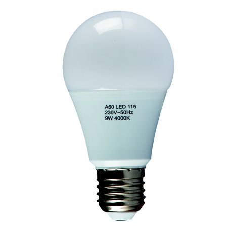 9 Watt A60 LED E27 Cool White