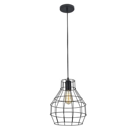 Bright Star Lighting Metal Pendant with Geometric Pattern - 300mm