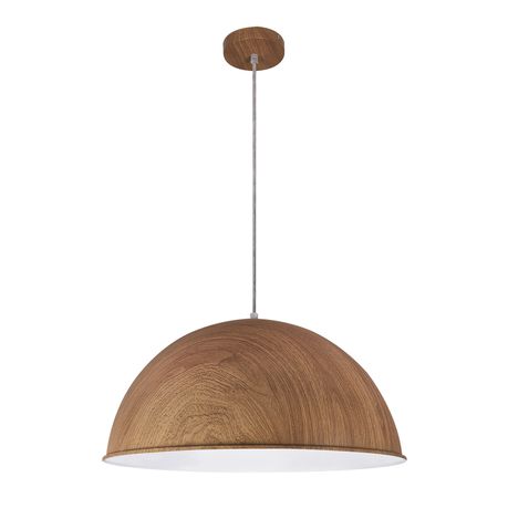 Bright Star Lighting Metal Pendant Domed Shape with Wood Grain Finish Buy Online in Zimbabwe thedailysale.shop