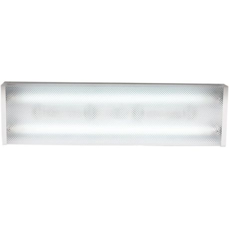 2 Foot White LED Flush Mount Fluorescent Fitting with Grid Buy Online in Zimbabwe thedailysale.shop