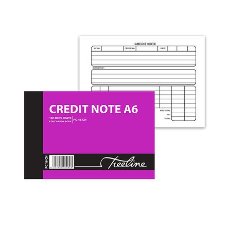 A6L - Duplicate Pen Carbon Book - Credit Note Buy Online in Zimbabwe thedailysale.shop