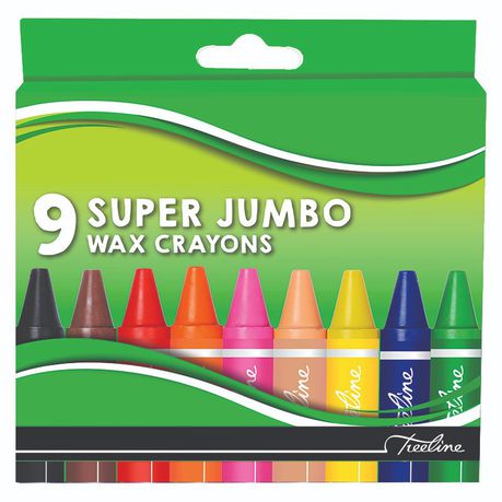 Treeline Wax Crayons Super Jumbo 9 Piece Buy Online in Zimbabwe thedailysale.shop