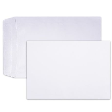 LEO C5 White Self Seal - Open Short Side Envelopes - Box of 500