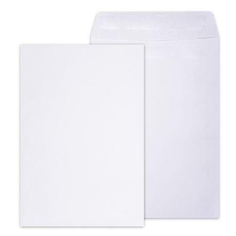 LEO C4 White Self Seal Envelopes - Open Short Side - Box of 250