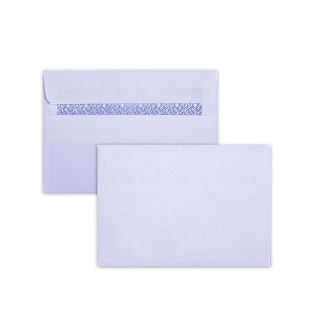 LEO C6 White Opaque Self Seal Envelopes - Open Short Side - Box of 500