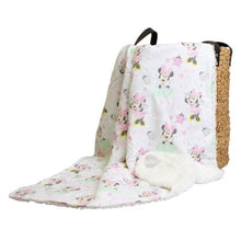 Load image into Gallery viewer, Sherpa Soft Reversible Blanket Minnie Mouse
