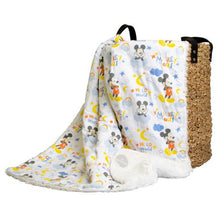 Load image into Gallery viewer, Sherpa Soft Reversible Blanket Mickey Mouse
