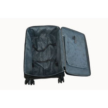 Load image into Gallery viewer, 3 Piece PU Leather Luggage Trolley Bag Set - Black
