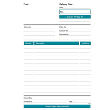 Load image into Gallery viewer, RBE: Delivery Note Duplicate Book - A5
