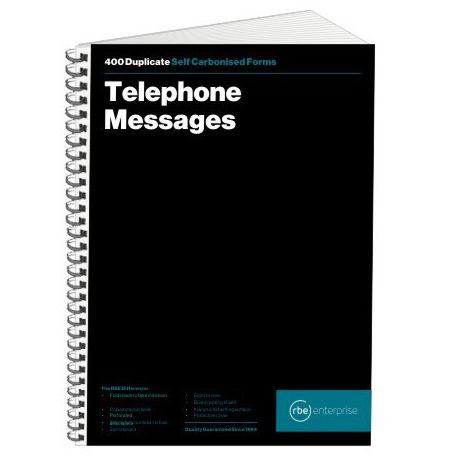 RBE: Telephone Message Book (297x210) 8 to view (400's)