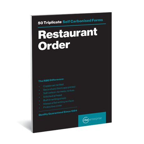 RBE: Restaurant Order Triplicate (148x95) Buy Online in Zimbabwe thedailysale.shop