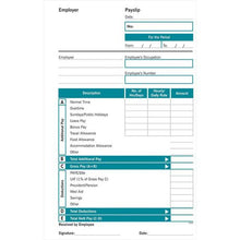 Load image into Gallery viewer, RBE: Payslip Pad - 50 Sets - Duplicate - A5
