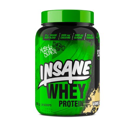 Muscle Junkie Insane Whey Protein Vanilla 908g Buy Online in Zimbabwe thedailysale.shop