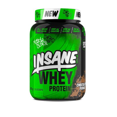 Muscle Junkie Insane Whey Protein Chocolate 908g Buy Online in Zimbabwe thedailysale.shop