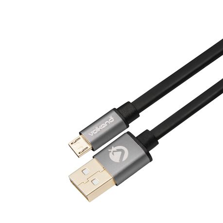 VolkanoX Micro USB Cables Twin Pack - Couple Series - 3m - Black Buy Online in Zimbabwe thedailysale.shop