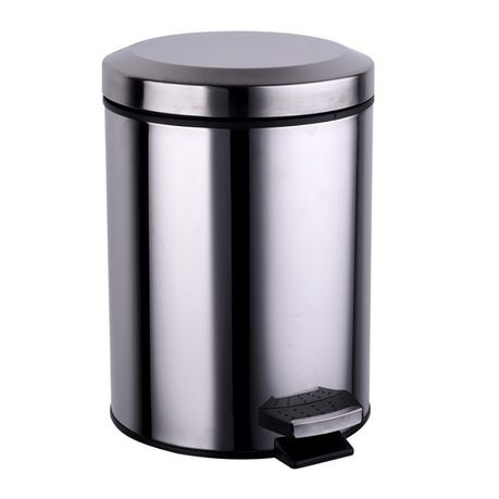 SDS Stainless Steel Pedal Waste Bin - 5 Litre 5L Buy Online in Zimbabwe thedailysale.shop