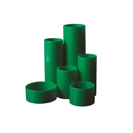 Treeline: Desktop Organiser Pen Holder - Green - 6 Cylinders