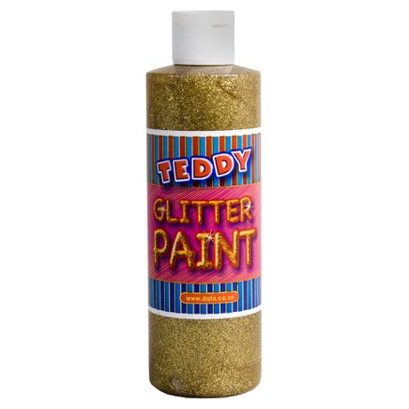 Teddy Glitter Paint 250ml - Gold