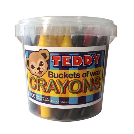 Teddy Wax Crayons - Bucket of 40 Jumbo Buy Online in Zimbabwe thedailysale.shop