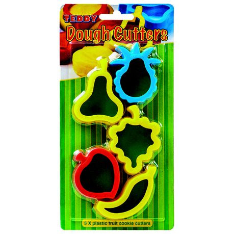 Teddy 5 Plastic Fruit Dough Cutters Buy Online in Zimbabwe thedailysale.shop