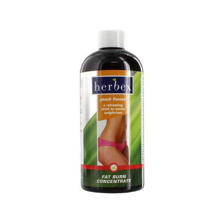 Herbex Fat Burn Concentrate - Peach 400ml Buy Online in Zimbabwe thedailysale.shop