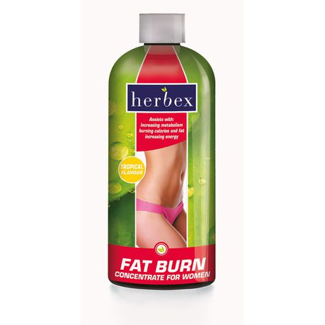 Herbex Fat Burn Concentrate Tropical - 400ml Buy Online in Zimbabwe thedailysale.shop