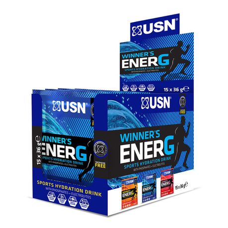 USN Sports EnerG Box Exotic Berry Energy Drink (36g x 15) Buy Online in Zimbabwe thedailysale.shop