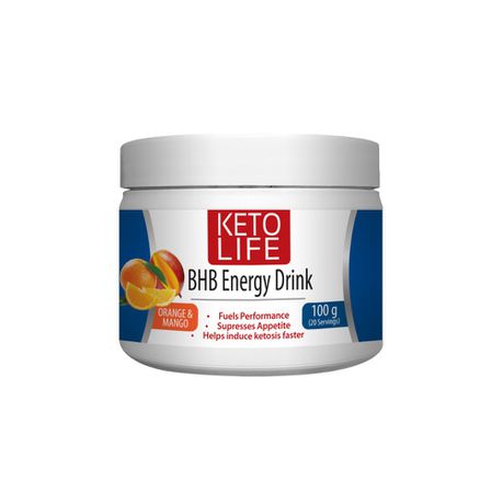 Keto Life Bhb Energy Drink 100Ml Mango/Orange